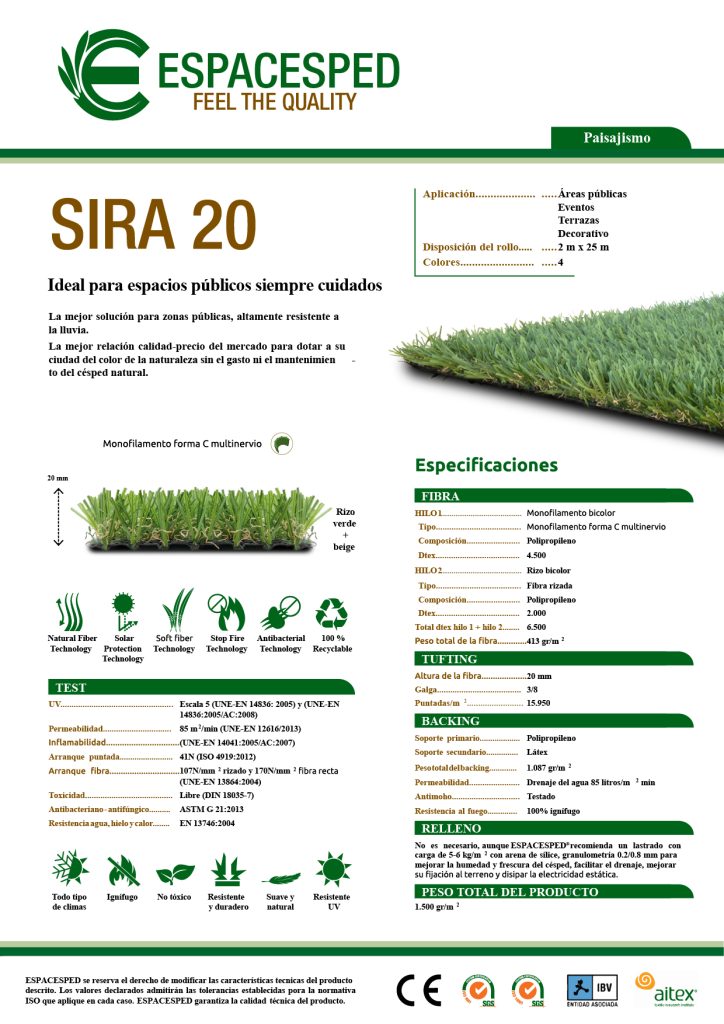 ficha tecnica 20 sira20